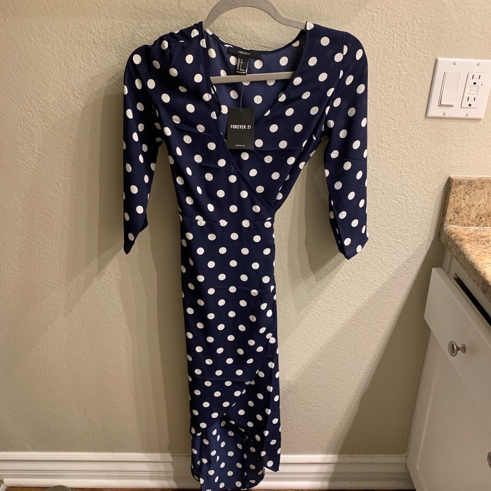 Polka Dot Wrap Dress